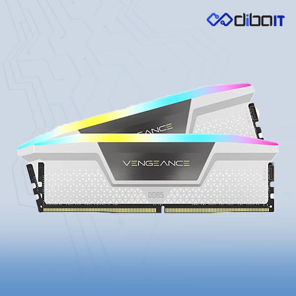 رم دسکتاپ DDR5 کورسیر مدل Vengeance RGB  ظرفیت 32 گیگابایت دو کاناله 5200مگاهرتز CL40